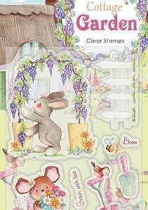 Craft Consortium - Cottage Garden Green Fingers Clear Stamps