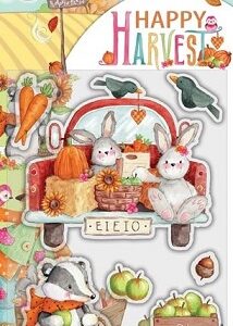 Craft Consortium - Happy Harvest Clear Stamps - Apples