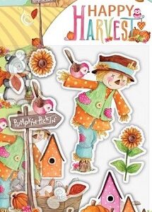 Craft Consortium - Happy Harvest Clear Stamps - Sunflower