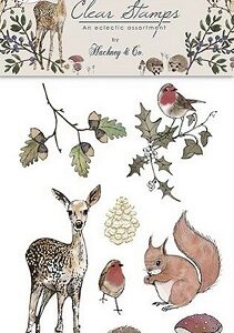 Craft Consortium - Winter Woodland Clear Stamps