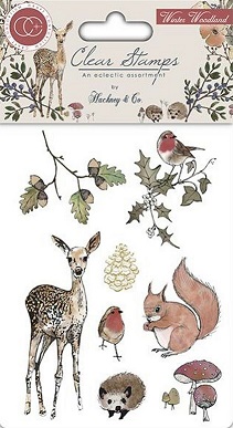 Craft Consortium - Winter Woodland Clear Stamps
