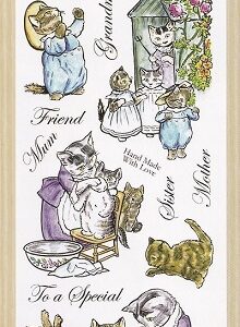 Crafters Companion - The Tale Of Tom Kitten Unmounted Rubber Stamps