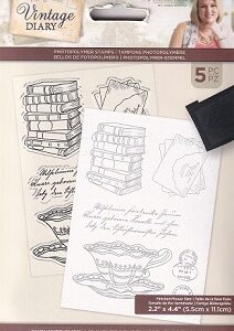 Crafters Companion - Vintage Diary Exquisite Embellishments Stamps