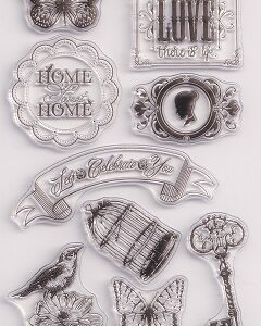 Crafty Things - A6 Clear Stamp Set - Icons