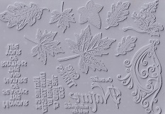 Creative Expressions - Autumn Foliage Unmounted Rubber Stamps - Image 2