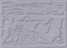 Creative Expressions - Create A Scene Castle Unmounted Rubber Stamps - Image 2