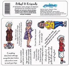 Creative Expressions - Ethel & Friends Unmounted Rubber Stamps