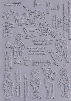 Creative Expressions - Murray & Ethel Set 1 Unmounted Rubber Stamps - Image 2