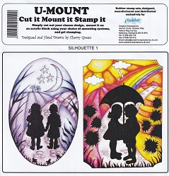 Creative Expressions - Silhouette 1 Unmounted Rubber Stamps