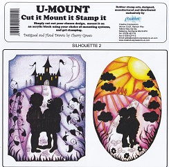 Creative Expressions - Silhouette 2 Unmounted Rubber Stamps