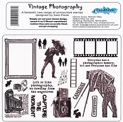 Creative Expressions - Vinatage Photography Unmounted Rubber Stamps