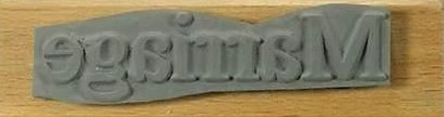 Debbi Moore - Wood Mounted Rubber Stamp - Marriage - Image 2