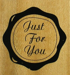 Docrafts - Anitas Wood Mounted Rubber Stamp - Just For You