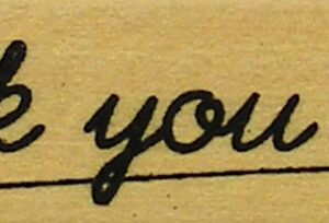 Docrafts - Anitas Wood Mounted Rubber Stamp - Thank You So Much