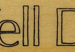 Docrafts - Anitas Wood Mounted Rubber Stamp - Well Done