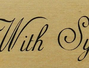 Docrafts - Anitas Wood Mounted Rubber Stamp - With Sympathy