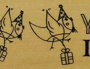 Docrafts - Anitas Wood Mounted Rubber Stamp - You're Invited