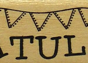 Docrafts - Anitas Wood Mounted Rubber Stamps - Congratulations