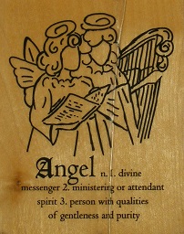 Docrafts - Anitas Wood Mounted Stamp - Angel