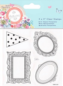 Docrafts - Bellissima - Mini Frames Clear Stamps