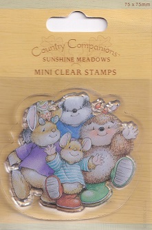 Docrafts - Country Companions Sunshine Meadow Acrylic Stamp