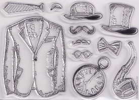 Docrafts - Creativity Essentials Mister A6 Clear Stamp Set - Image 2