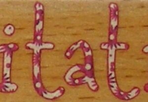 Docrafts - Forever Friends Invitation Sentiment Rubber Stamp