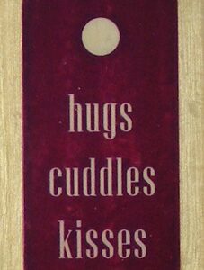 Docrafts - Hugs, Cuddles, Kisses Rubber Stamp