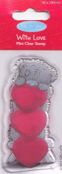 Docrafts - Me To You Lots Of Love Mini Clear Stamp