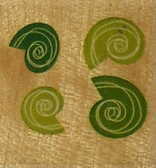 Docrafts - Whispers Rubber Stamp - Snail Shells