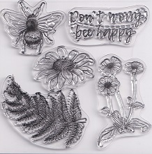 Dovecraft - Bee Happy Clear Stamps - Image 3