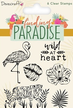 Dovecraft - Finding Paradise Clear Acrylic Stamp Set - Image 3