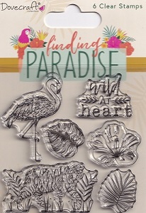 Dovecraft - Finding Paradise Clear Acrylic Stamp Set