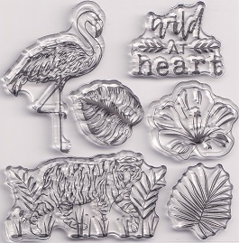 Dovecraft - Finding Paradise Clear Acrylic Stamp Set - Image 2