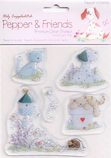 Dovecraft - Pepper & Friends - Pepper's Friends Clear Stamps