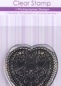 Dovecrafts - Filigree Heart Acrylic Stamp