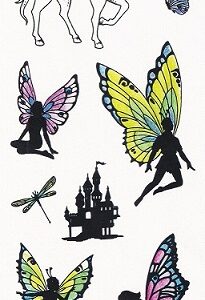 Elusive Images - Dragonfly Faeries Unmounted Rubber Stamp Sheet