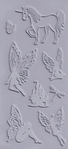 Elusive Images - Dragonfly Faeries Unmounted Rubber Stamp Sheet - Image 2