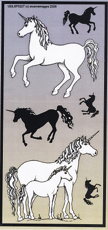 Elusive Images - Unicorn Delight Unmounted Rubber Stamp Sheet