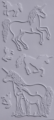 Elusive Images - Unicorn Delight Unmounted Rubber Stamp Sheet - Image 2
