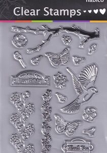 Habico - Birdsong 2 Clear Acrylic Stamp Set