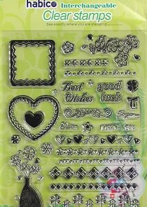Habico - Large Border 1 Clear Stamp Set