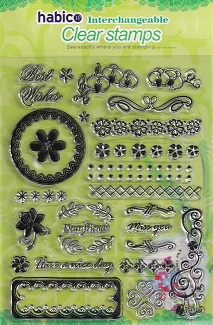 Habico - Large Border 2 Clear Stamp Set