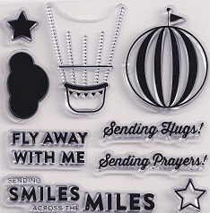 Hampton Art - Jillibean Soup Fly AWay Clear Stamps - Image 2