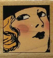 Hampton Art Stamps - Bree & Brenda 1920's Comic Stamp No.3