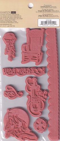 Hampton Arts - Graphic 45 Cling Mounted Rubber Stamps - Little Darlings - Image 4