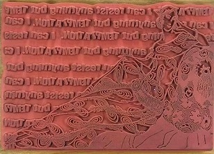 Hampton Arts - Repose Rubber Stamp - Image 2