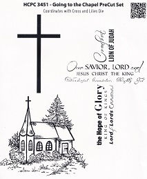 Heartfelt Creations - Going To The Chapel Rubber Stamps