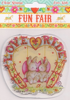 Helz Cuppleditch - Fun Fair Love Ride Clear Acrylic Stamps