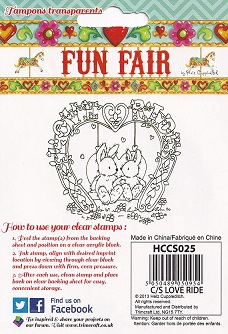 Helz Cuppleditch - Fun Fair Love Ride Clear Acrylic Stamps - Image 2